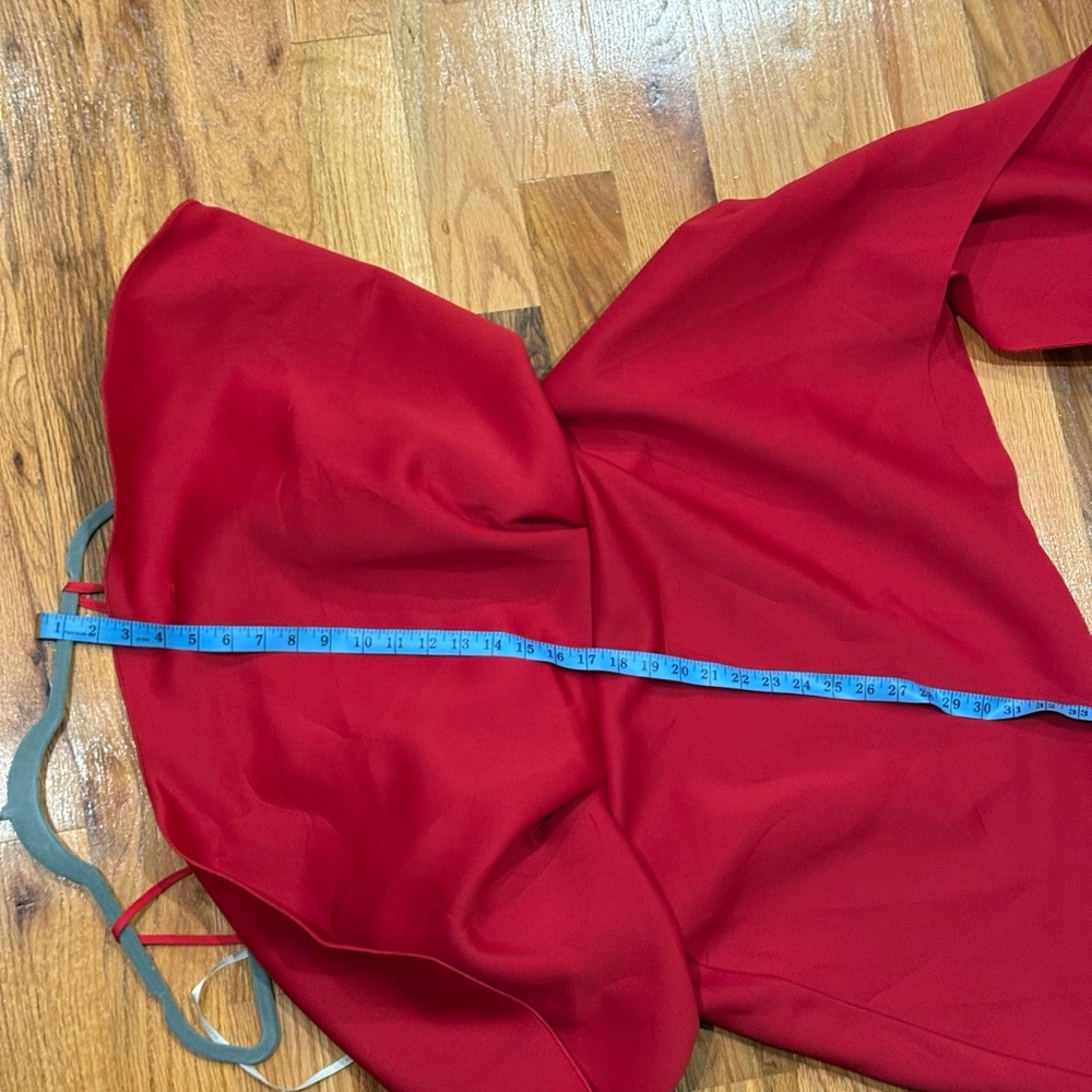 NWT Elegant Red Assymetrical Dress - Picture 12 of 14
